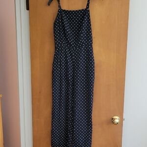 Old Navy Black Polka Dot Jumpsuit